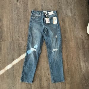 NWT Jessica Simpson high rise straight Jean